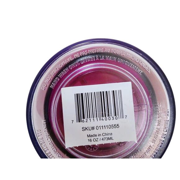 Starbucks Valentines Tumbler 9" Pink Purple Tea Hearts Cup Swivel TOP 2020 New! - Picture 8 of 11